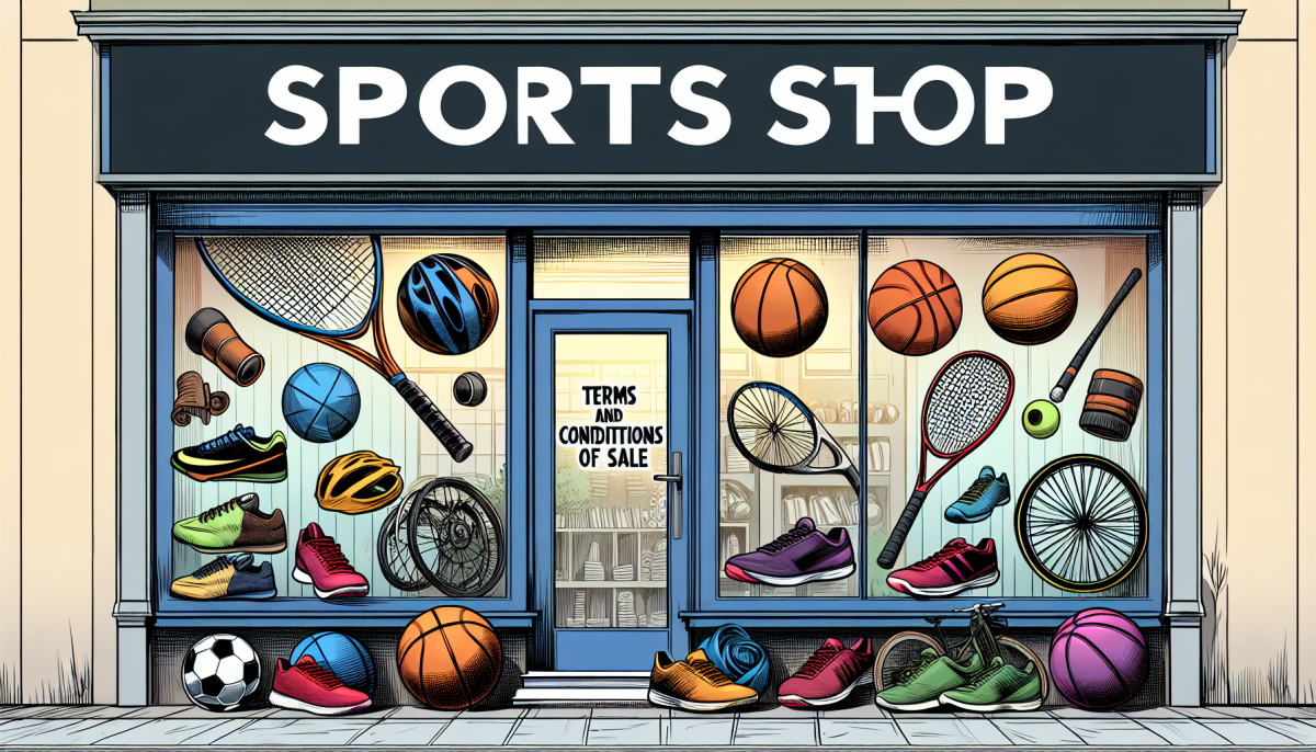 découvrez nos conditions générales de vente dans notre boutique de sport en ligne. profitez d'une large sélection d'articles et de services pour pratiquer votre sport préféré.